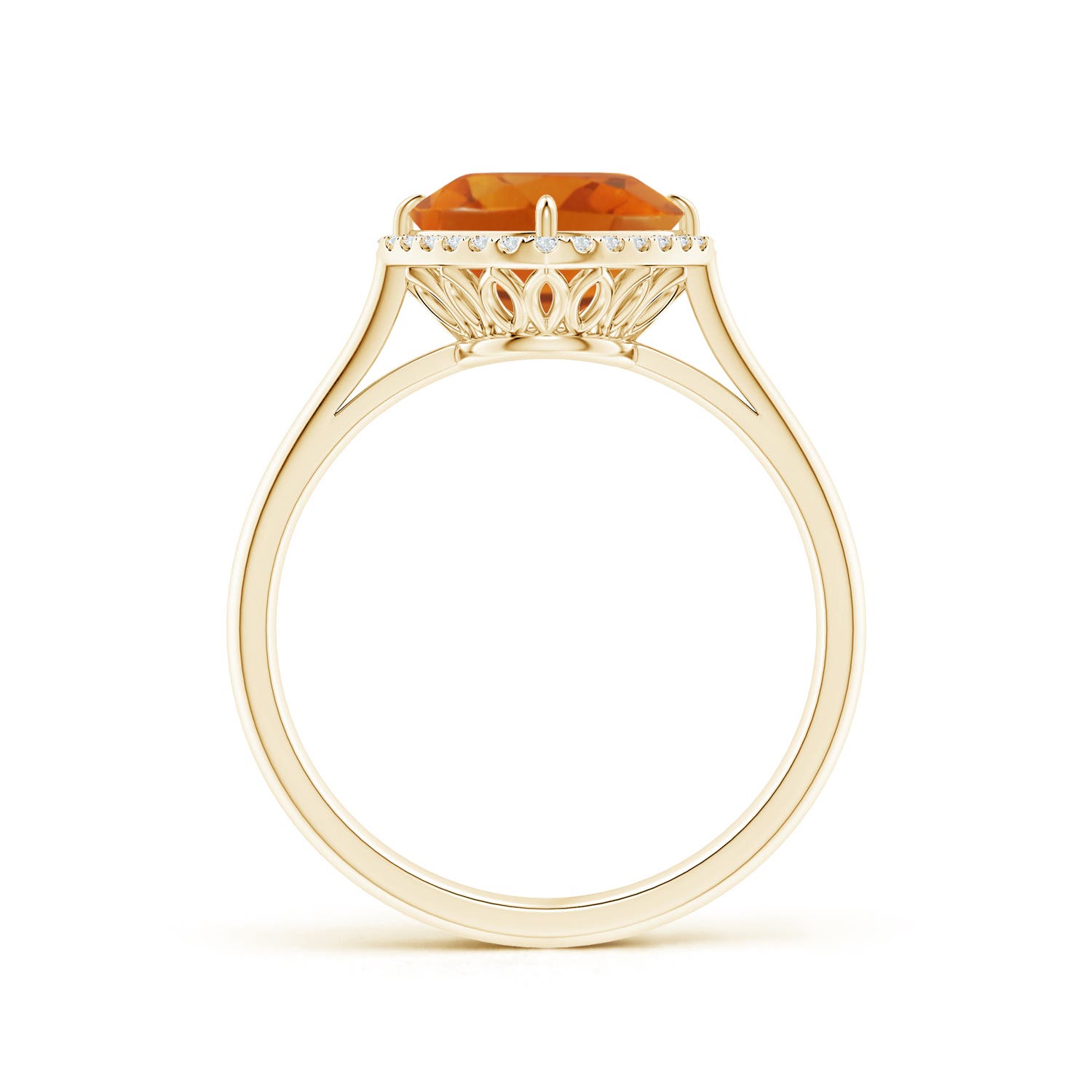 AAA - Citrine / 2.04 CT / 14 KT Yellow Gold