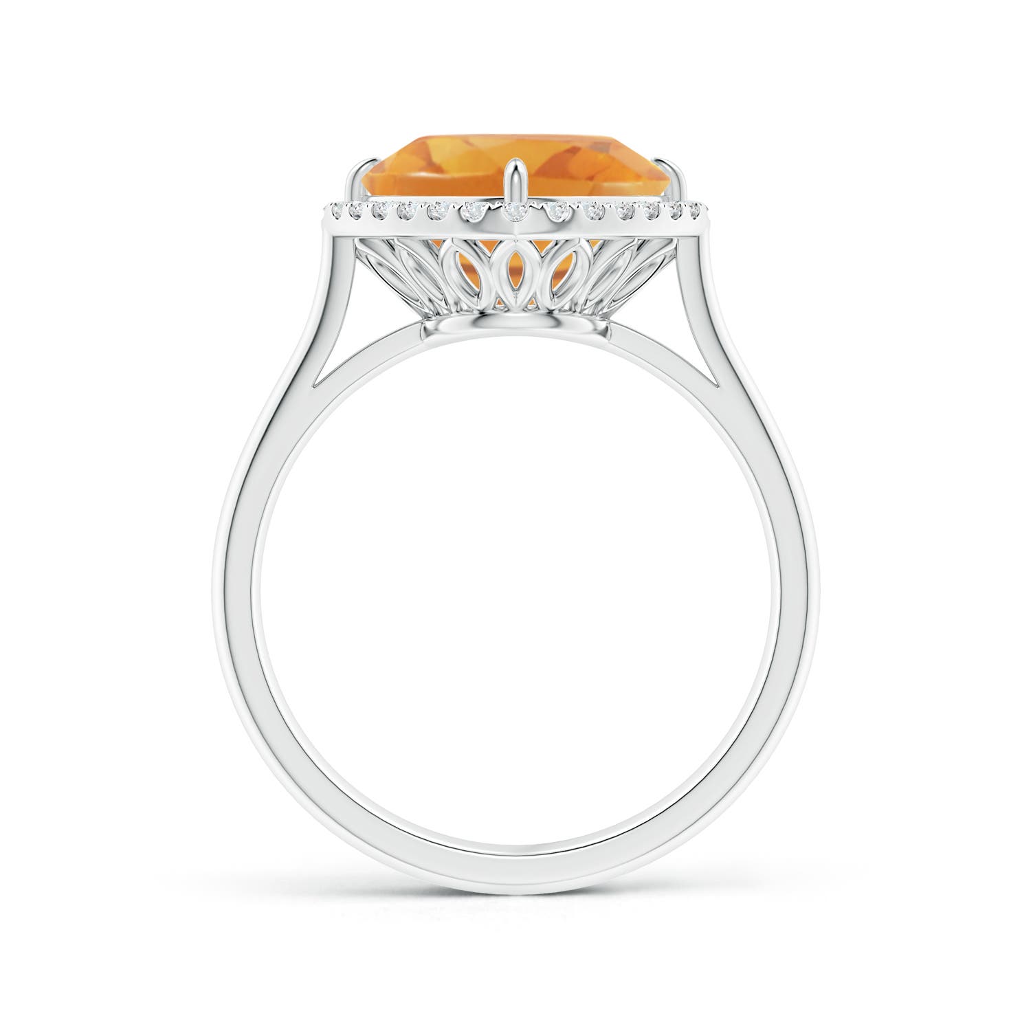 A - Citrine / 2.72 CT / 14 KT White Gold