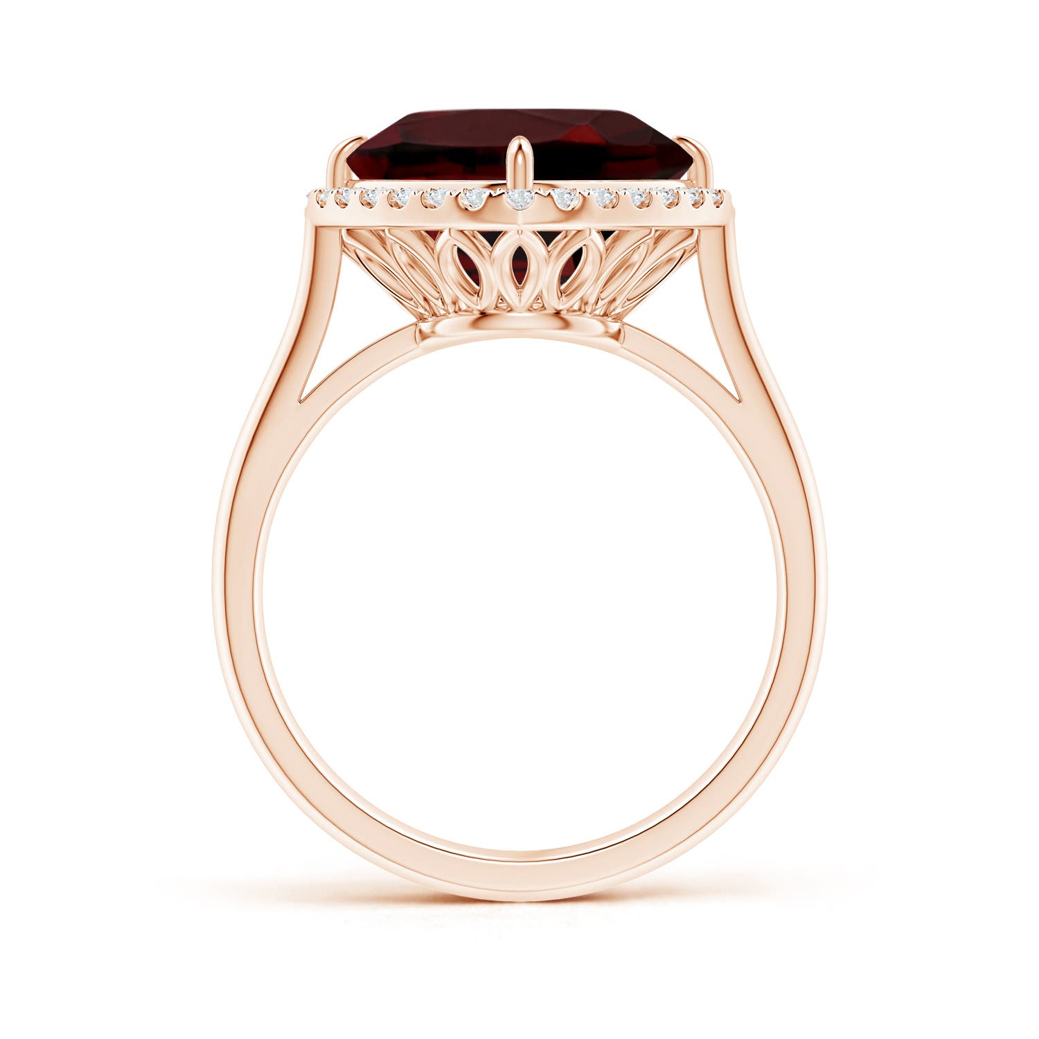 AAA - Garnet / 4.42 CT / 14 KT Rose Gold