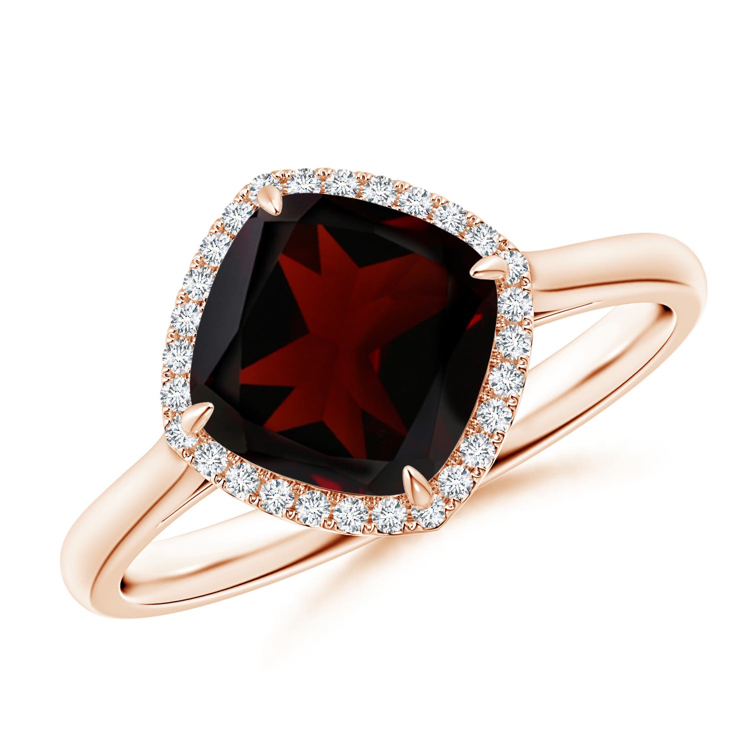 A - Garnet / 2.64 CT / 14 KT Rose Gold