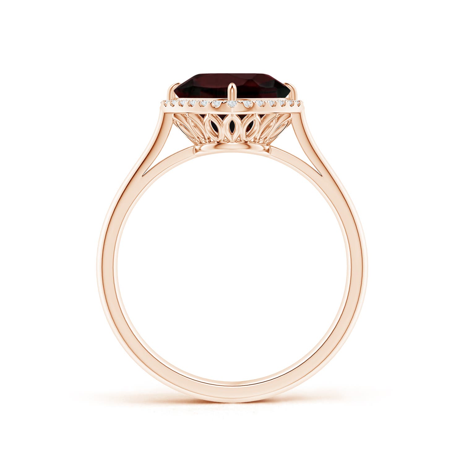 A - Garnet / 2.64 CT / 14 KT Rose Gold