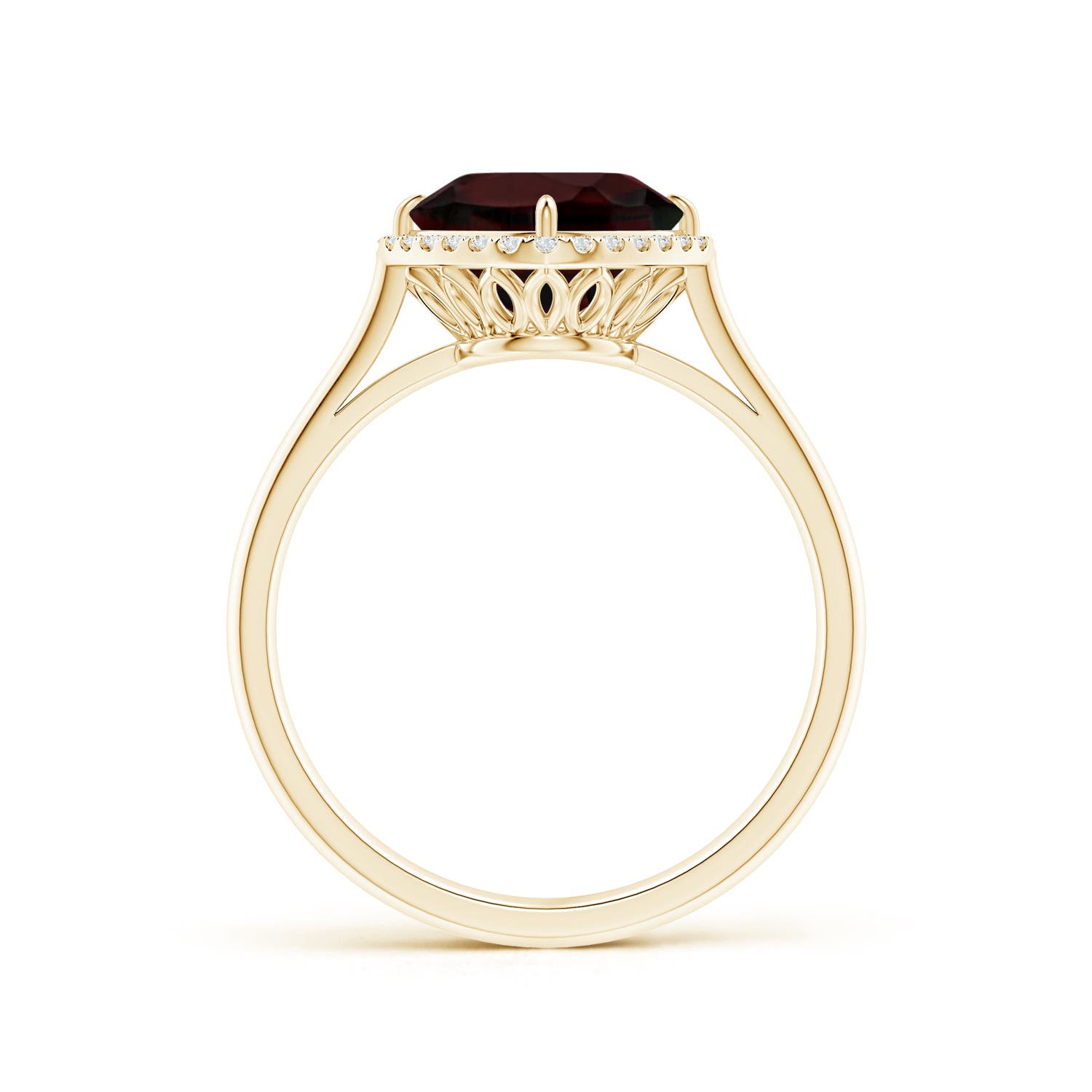 A - Garnet / 2.64 CT / 14 KT Yellow Gold