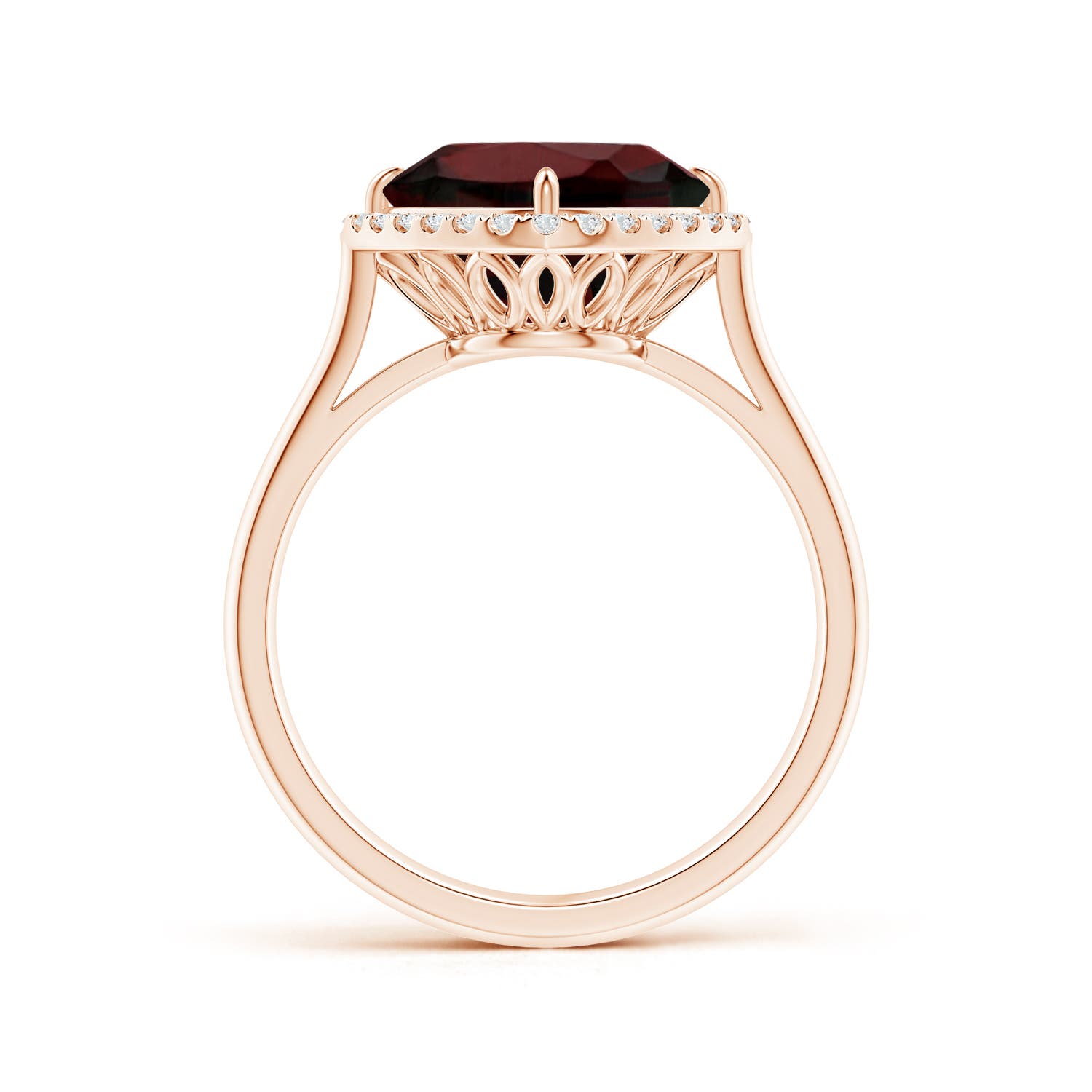 AA - Garnet / 3.77 CT / 14 KT Rose Gold