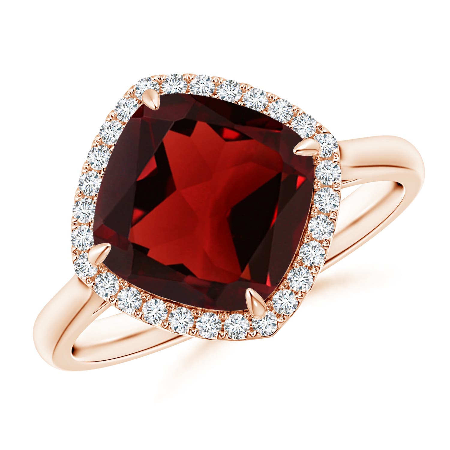 AAA - Garnet / 3.77 CT / 14 KT Rose Gold