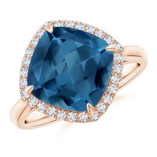 Cushion AA London Blue Topaz