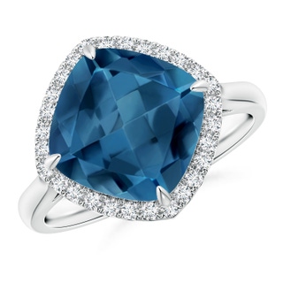 Cushion AA London Blue Topaz