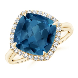 Cushion AA London Blue Topaz