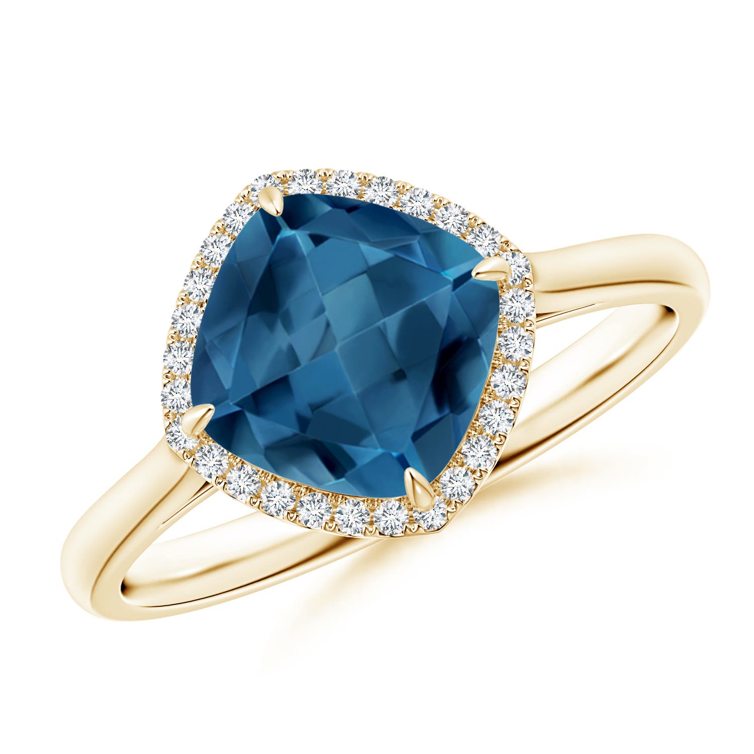 AA - London Blue Topaz / 2.64 CT / 14 KT Yellow Gold