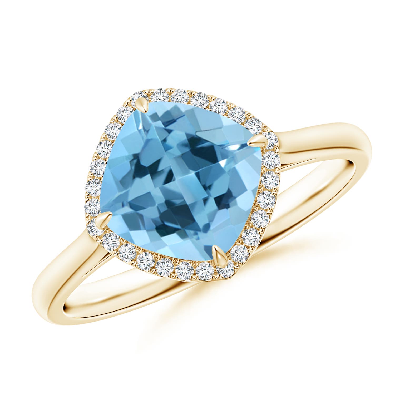 A - Swiss Blue Topaz / 2.64 CT / 14 KT Yellow Gold