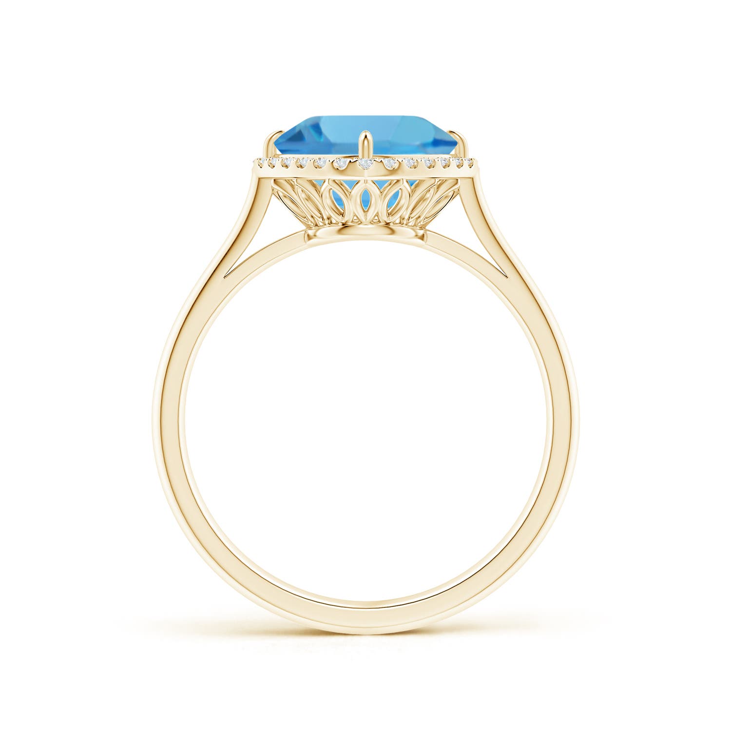 AA - Swiss Blue Topaz / 2.64 CT / 14 KT Yellow Gold