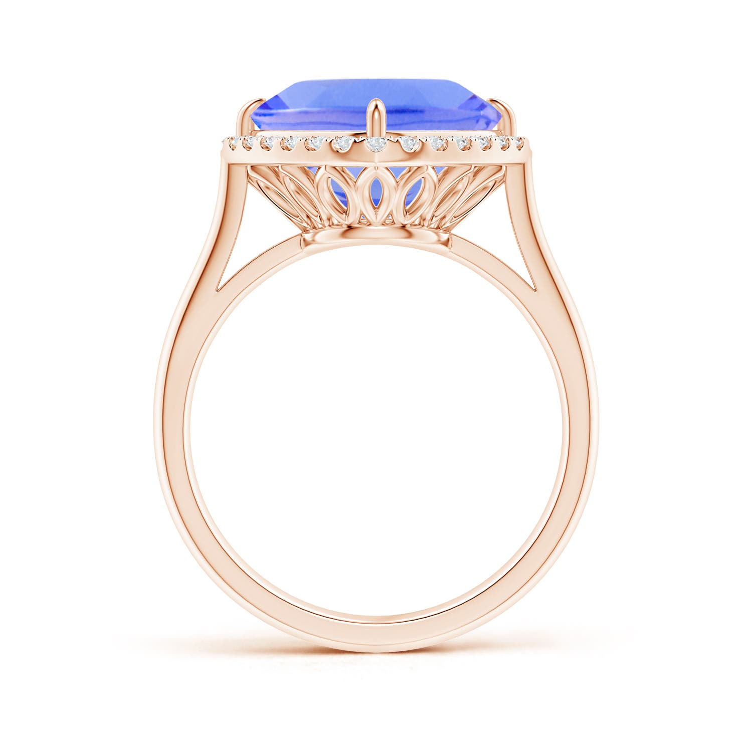 AA - Tanzanite / 4.72 CT / 14 KT Rose Gold