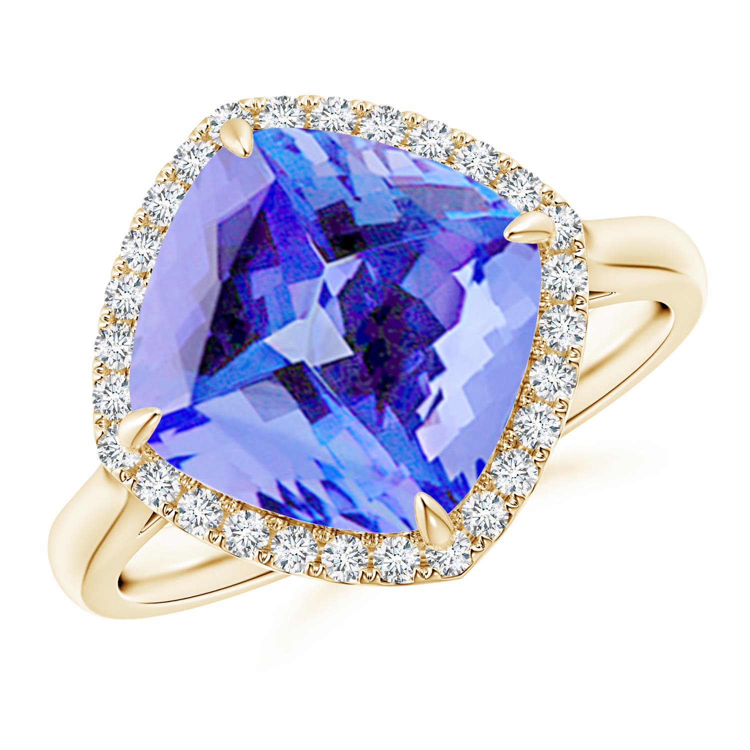 AA - Tanzanite / 4.72 CT / 14 KT Yellow Gold