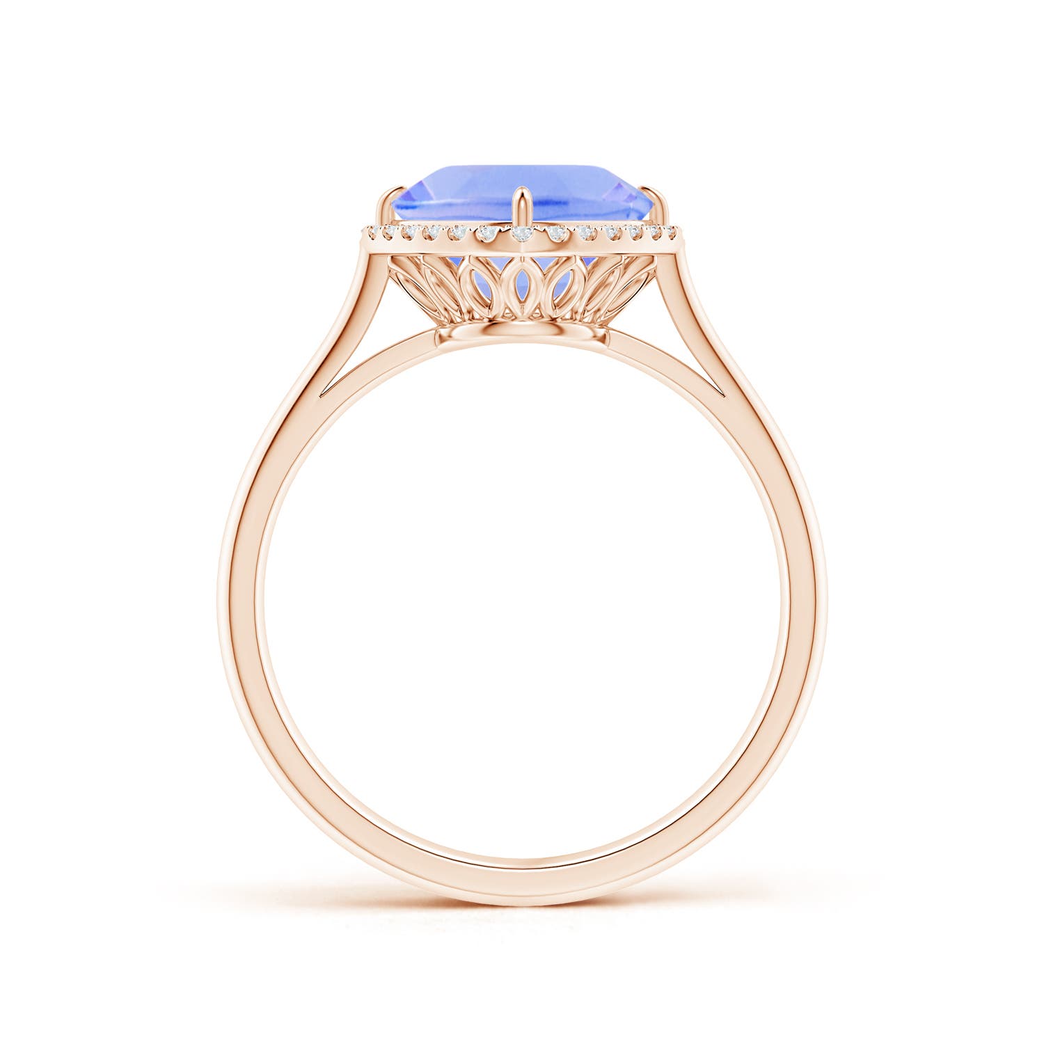 A - Tanzanite / 2.29 CT / 14 KT Rose Gold