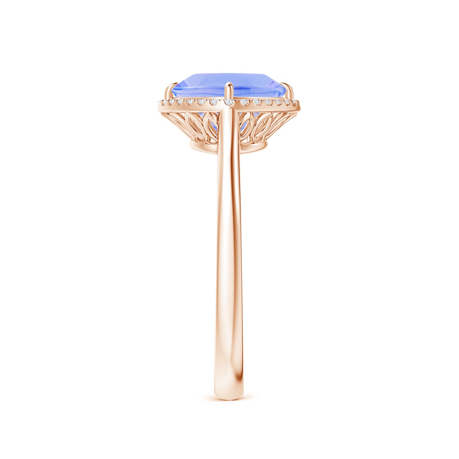 A - Tanzanite / 2.29 CT / 14 KT Rose Gold