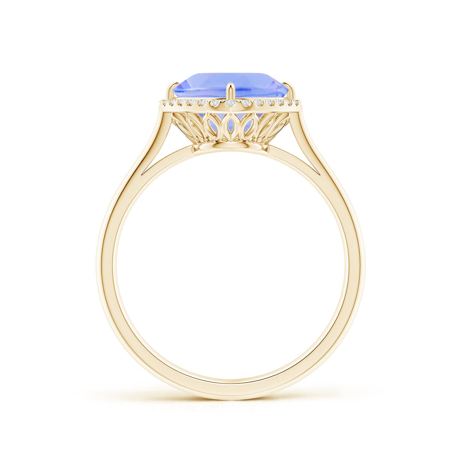 A - Tanzanite / 2.29 CT / 14 KT Yellow Gold