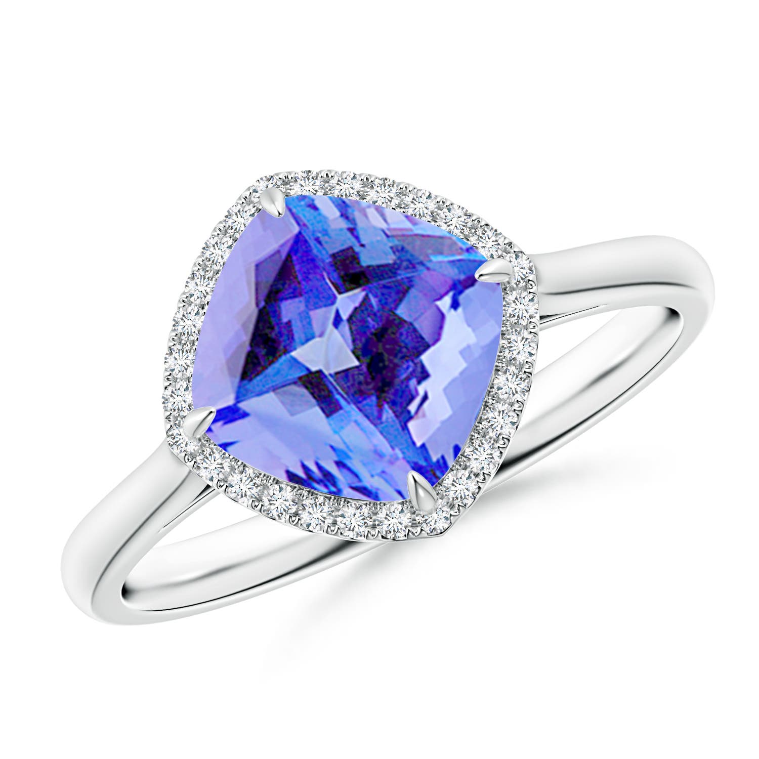 AA - Tanzanite / 2.29 CT / 14 KT White Gold