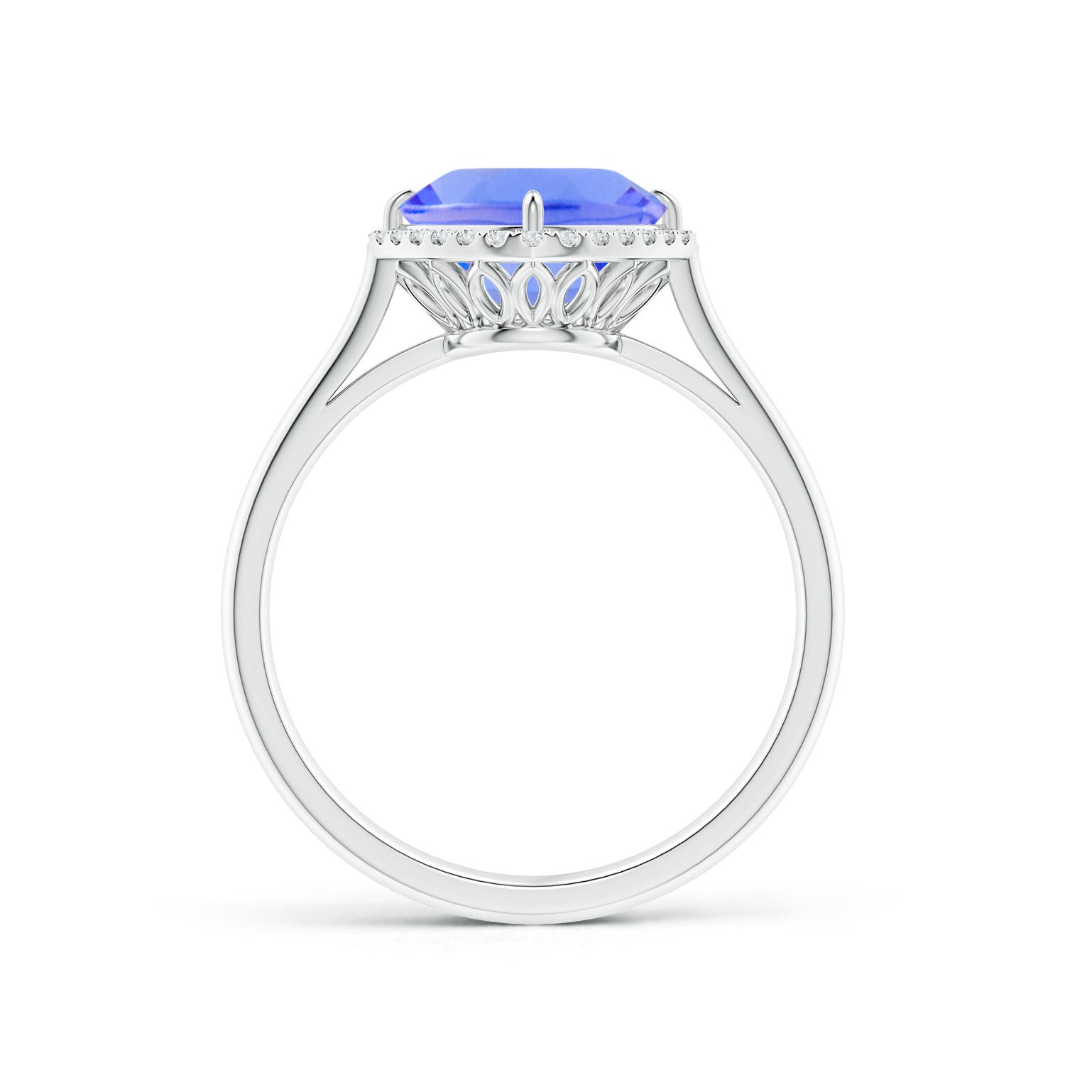 AA - Tanzanite / 2.29 CT / 14 KT White Gold