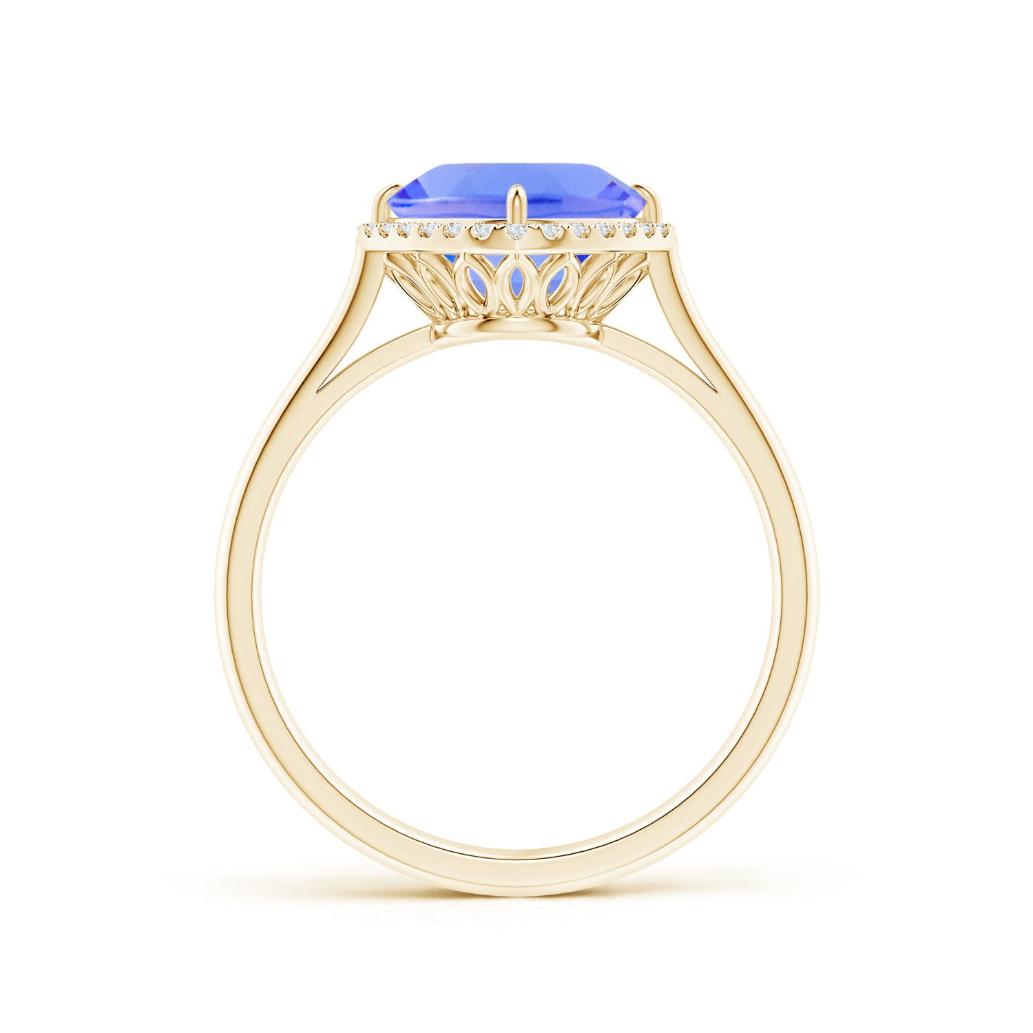 AA - Tanzanite / 2.29 CT / 14 KT Yellow Gold