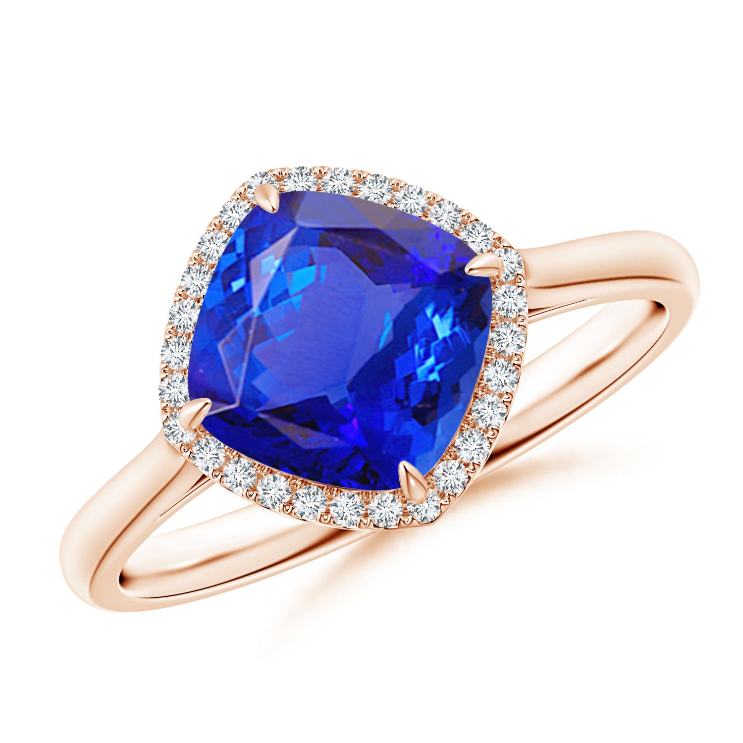 AAA - Tanzanite / 2.29 CT / 14 KT Rose Gold