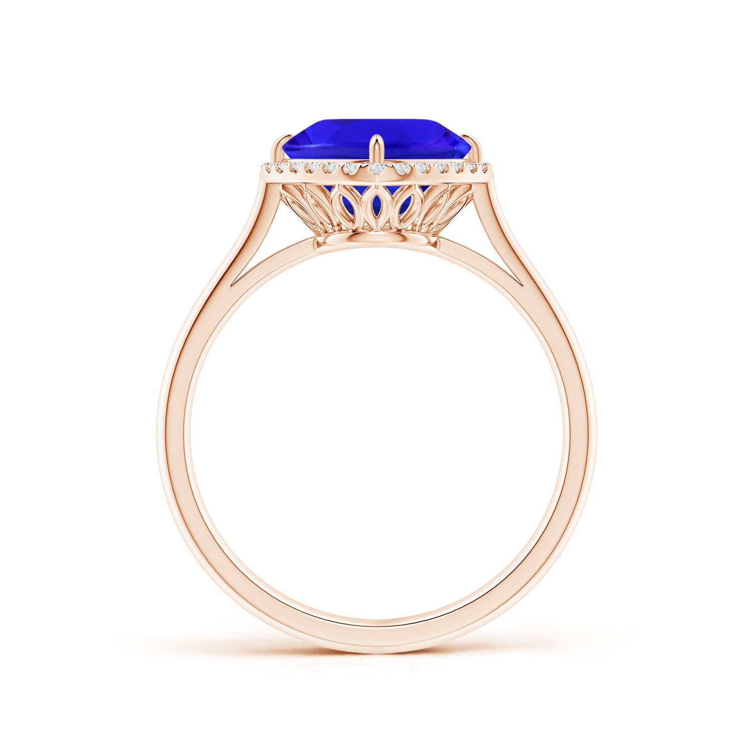 AAA - Tanzanite / 2.29 CT / 14 KT Rose Gold