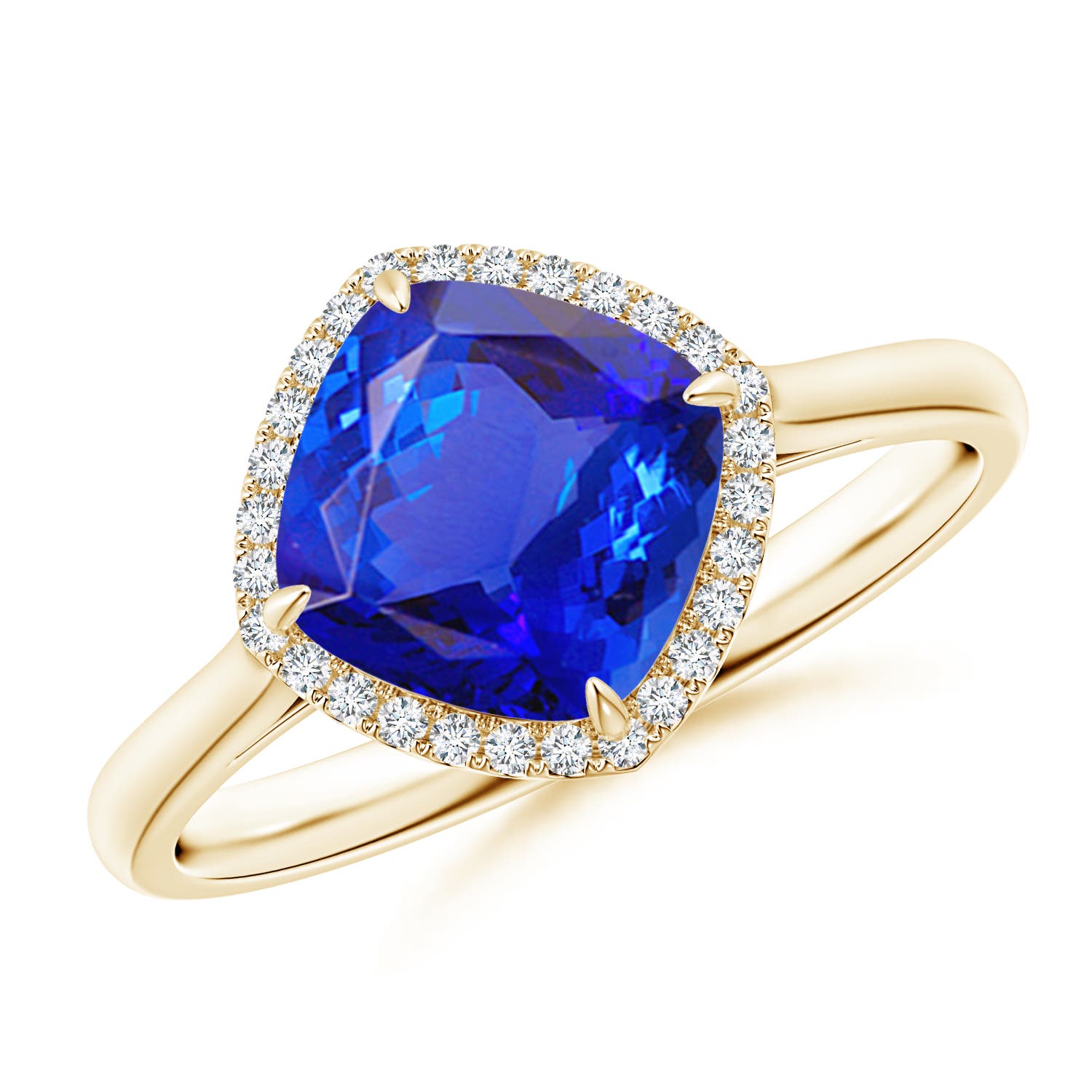 AAA - Tanzanite / 2.29 CT / 14 KT Yellow Gold