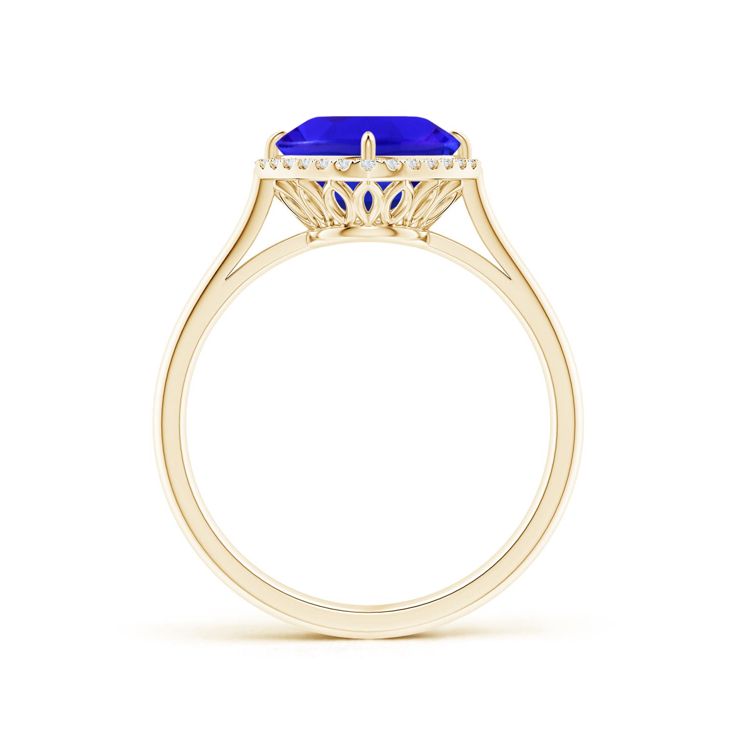 AAA - Tanzanite / 2.29 CT / 14 KT Yellow Gold