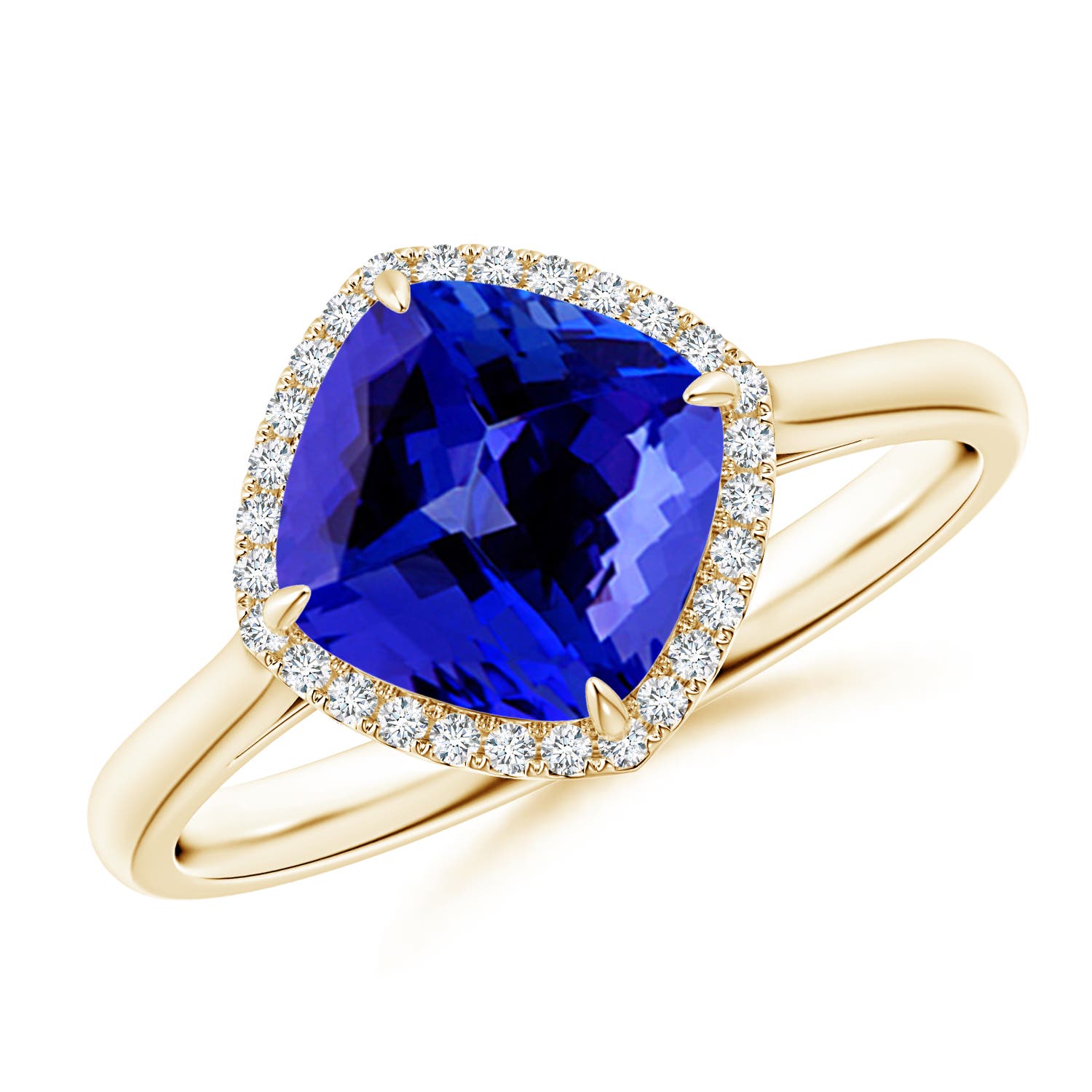 AAAA - Tanzanite / 2.29 CT / 14 KT Yellow Gold