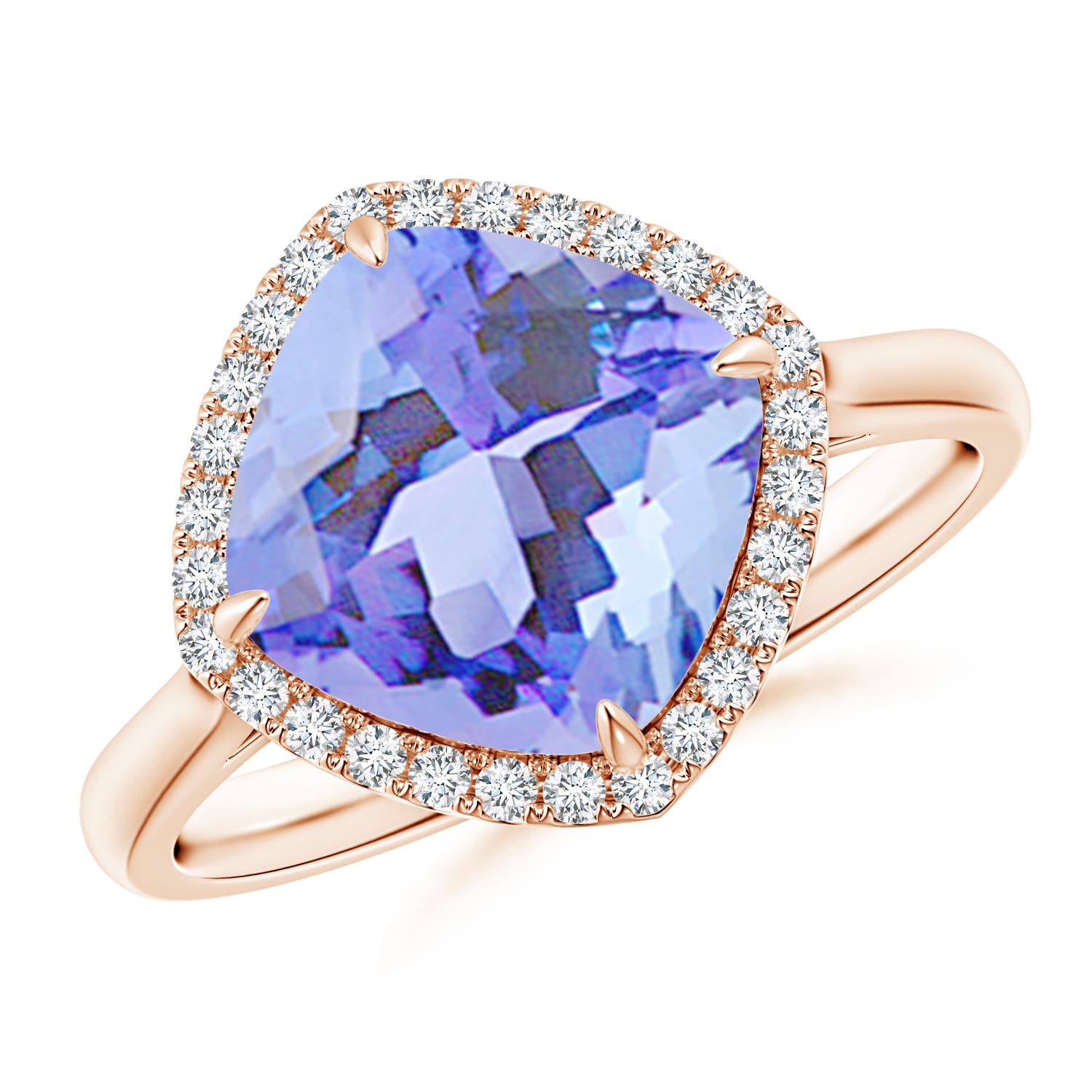 A - Tanzanite / 3.97 CT / 14 KT Rose Gold