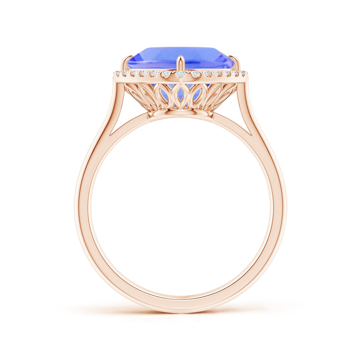 AA - Tanzanite / 3.97 CT / 14 KT Rose Gold