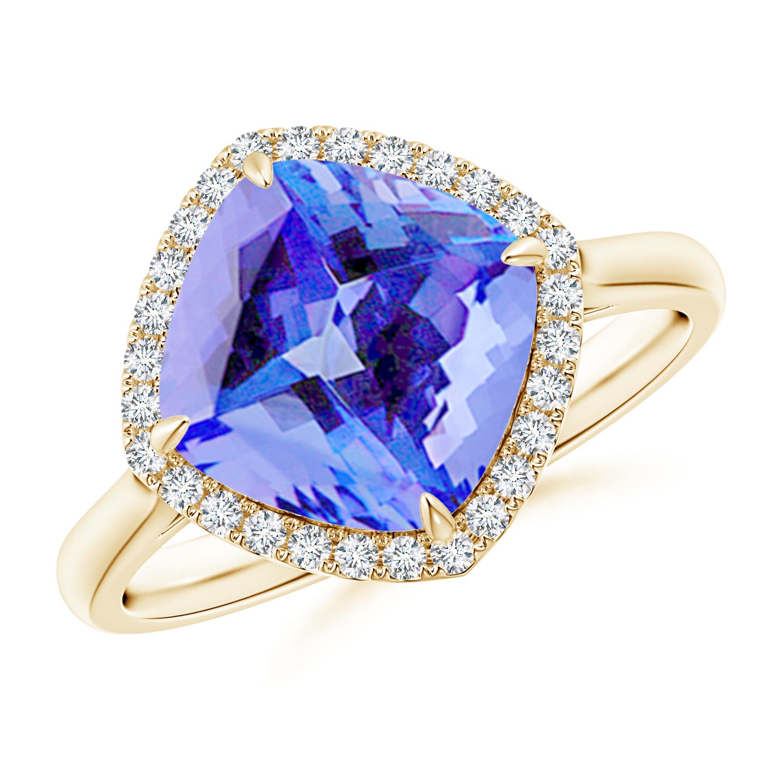 AA - Tanzanite / 3.97 CT / 14 KT Yellow Gold