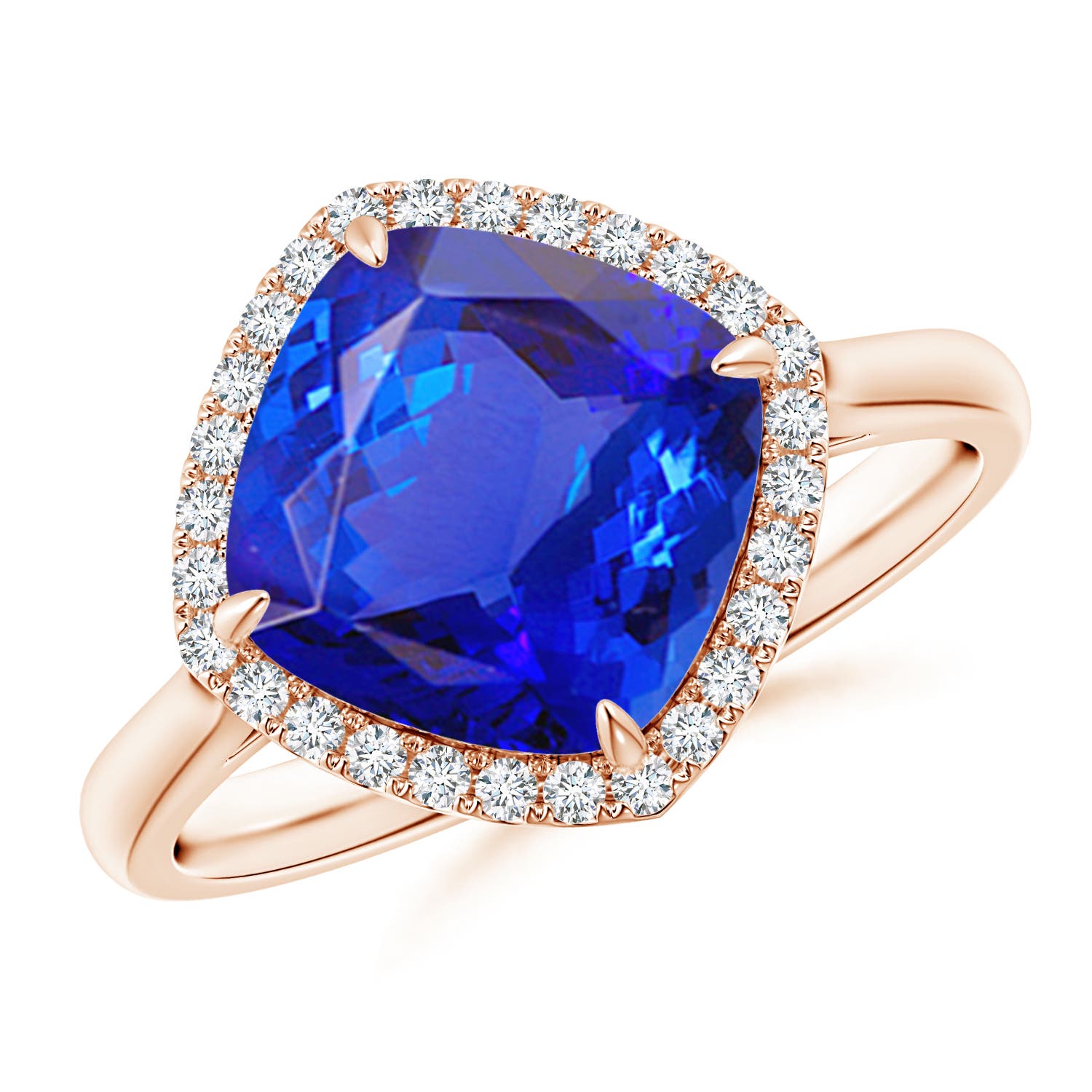 AAA - Tanzanite / 3.97 CT / 14 KT Rose Gold