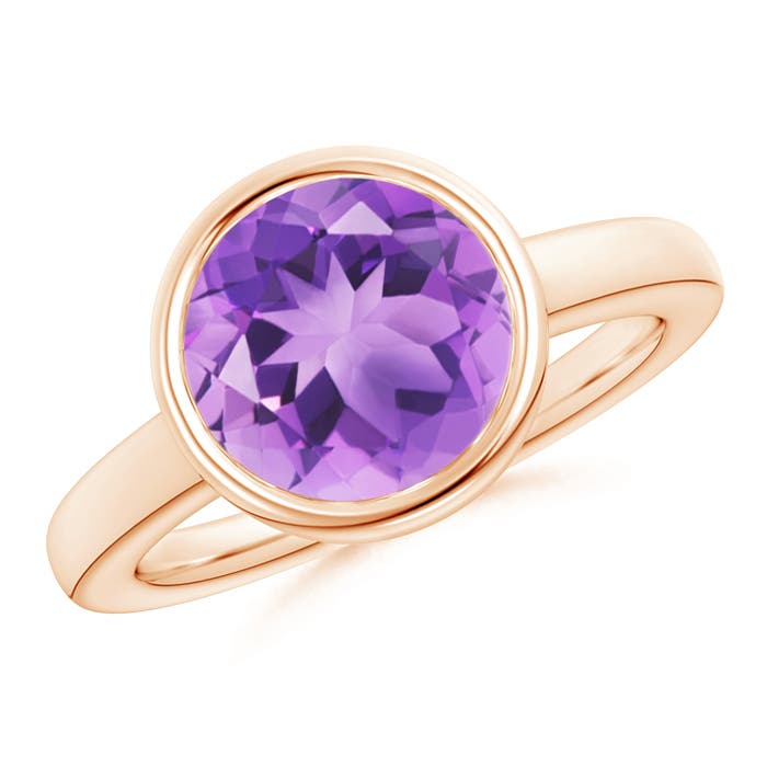 A - Amethyst / 3.2 CT / 14 KT Rose Gold