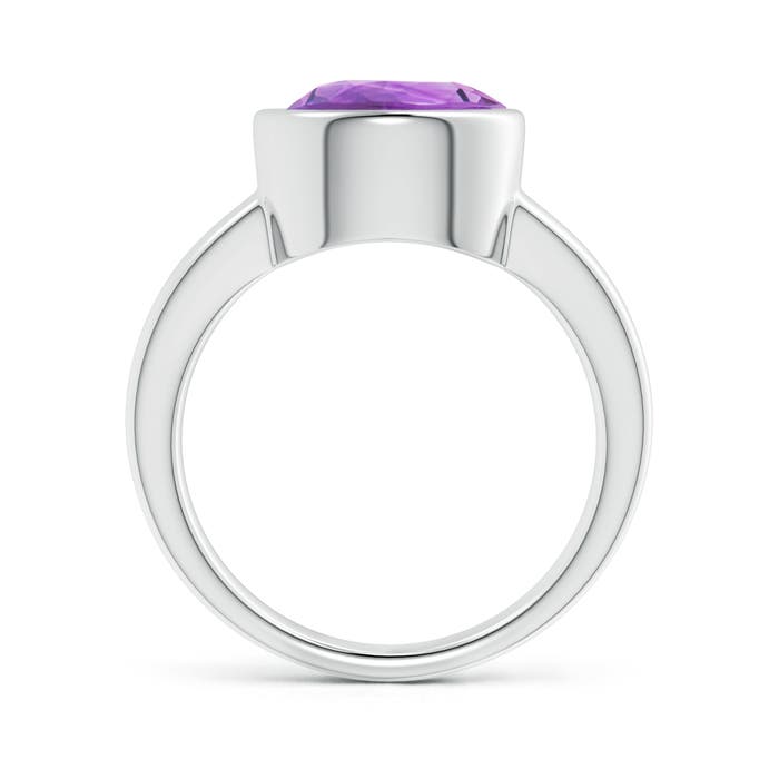 A - Amethyst / 3.2 CT / 14 KT White Gold