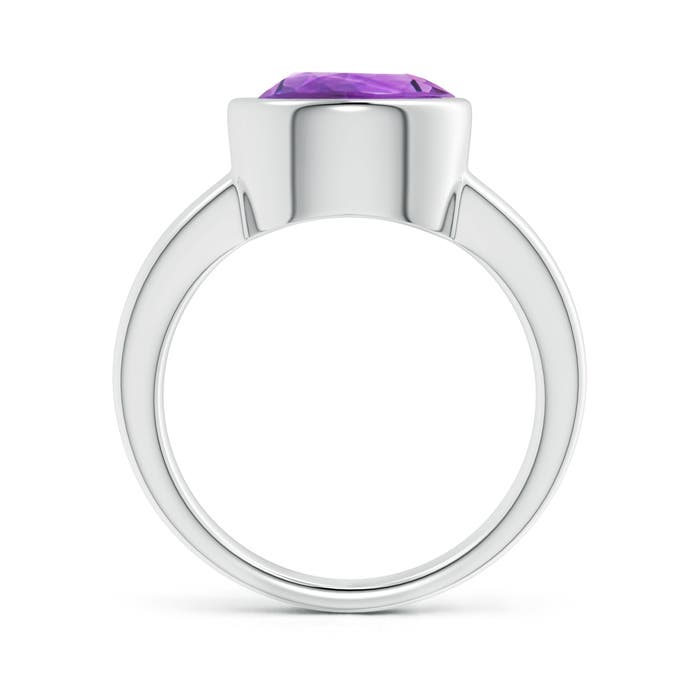 AA - Amethyst / 3.2 CT / 14 KT White Gold