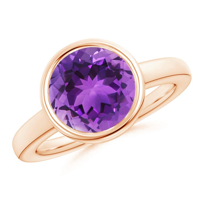 AAA - Amethyst / 3.2 CT / 14 KT Rose Gold