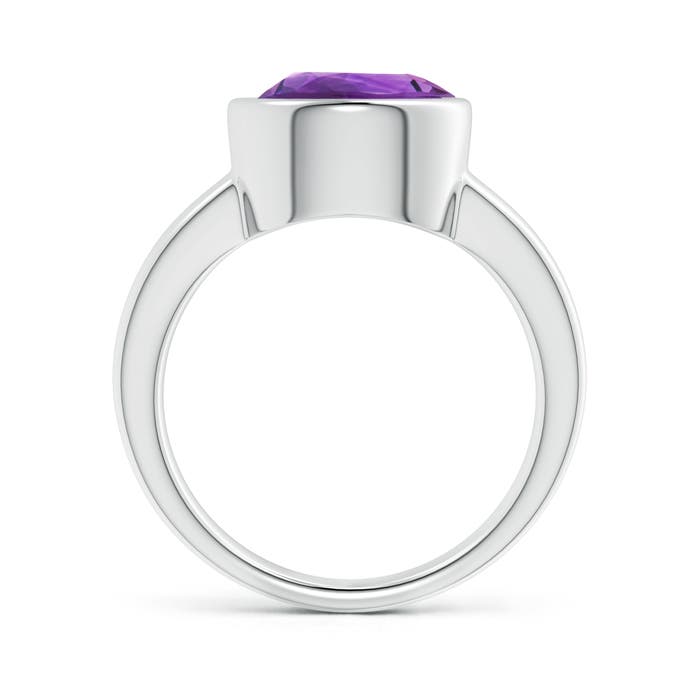 AAA - Amethyst / 3.2 CT / 14 KT White Gold