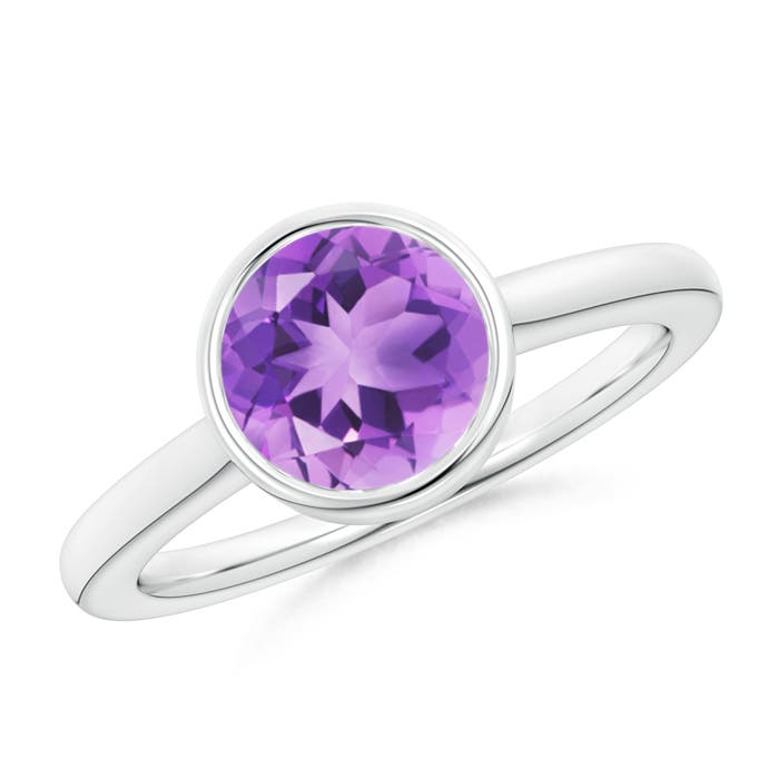 A - Amethyst / 1.7 CT / 14 KT White Gold