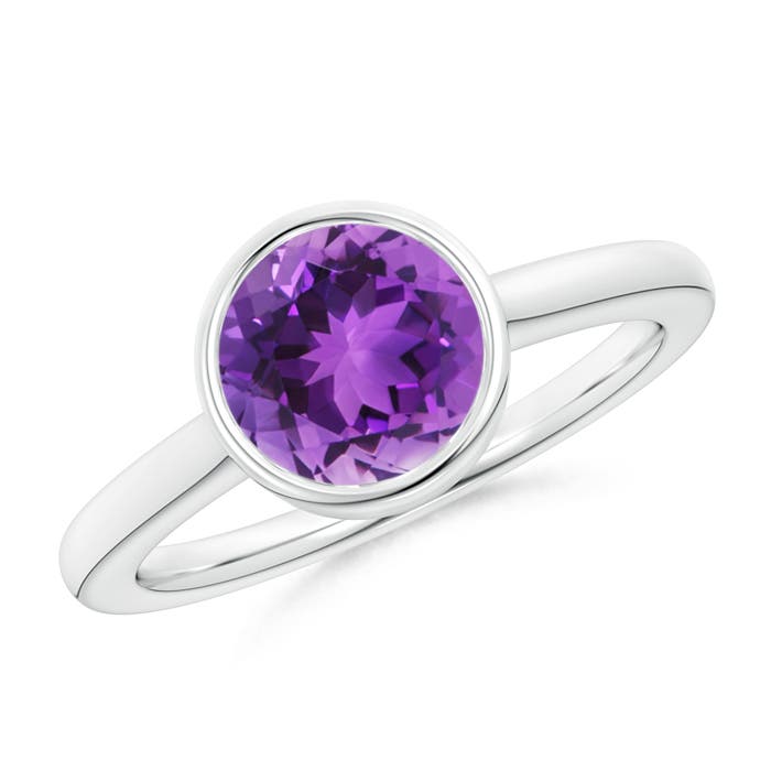 AAA - Amethyst / 1.7 CT / 14 KT White Gold