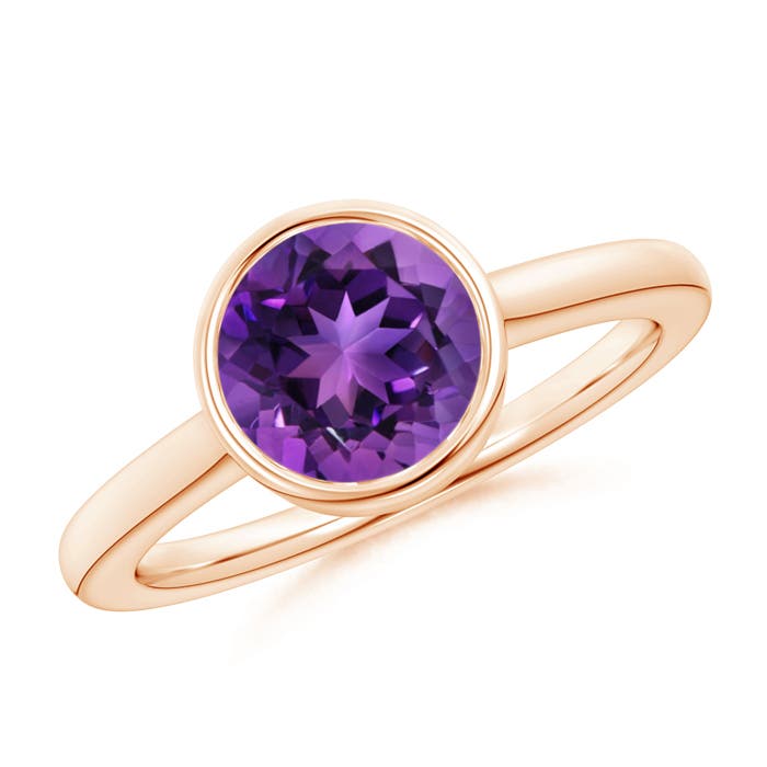 AAAA - Amethyst / 1.7 CT / 14 KT Rose Gold