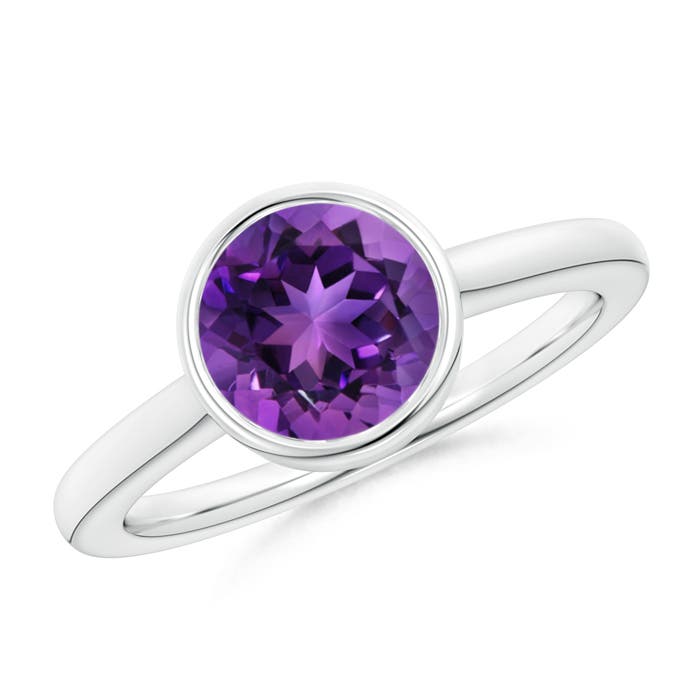 AAAA - Amethyst / 1.7 CT / 14 KT White Gold