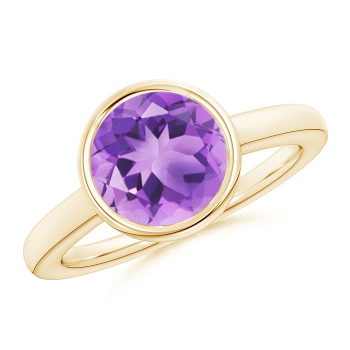 A - Amethyst / 2.45 CT / 14 KT Yellow Gold