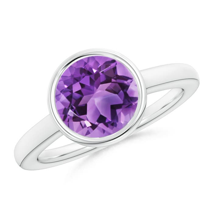 AA - Amethyst / 2.45 CT / 14 KT White Gold