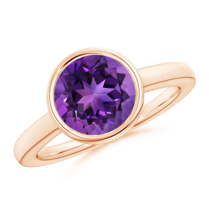 AAAA - Amethyst / 2.45 CT / 14 KT Rose Gold