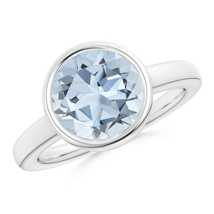 A - Aquamarine / 3.2 CT / 14 KT White Gold