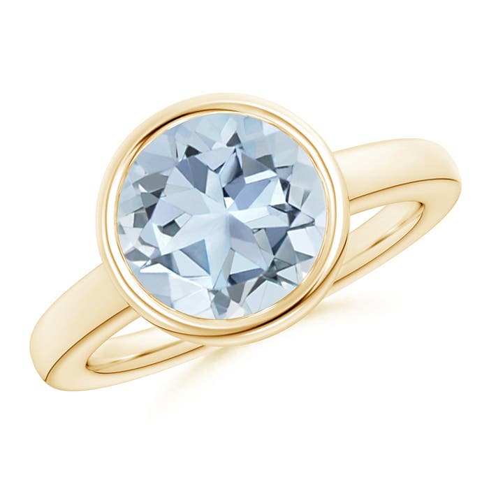 A - Aquamarine / 3.2 CT / 14 KT Yellow Gold