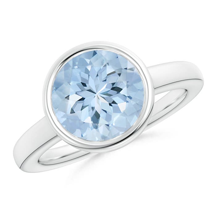 AA - Aquamarine / 3.2 CT / 14 KT White Gold