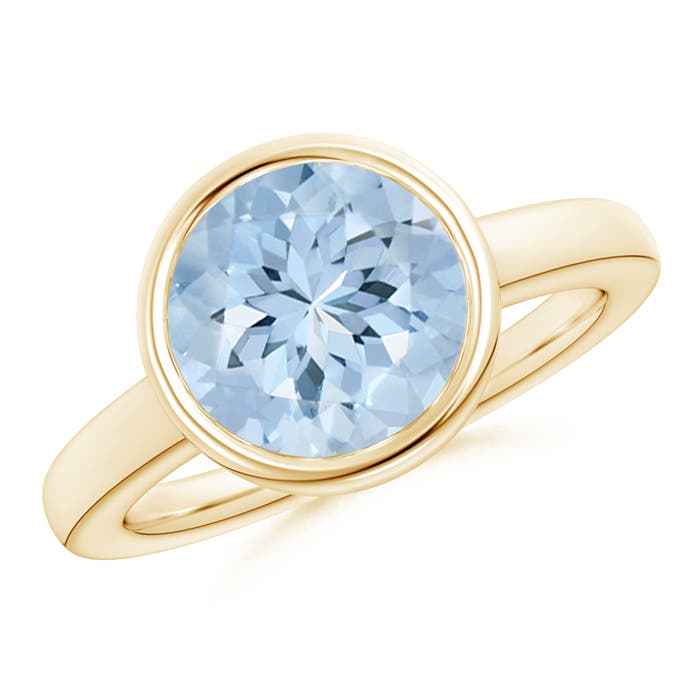 AA - Aquamarine / 3.2 CT / 14 KT Yellow Gold