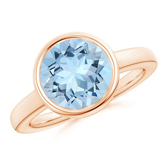 AAA - Aquamarine / 3.2 CT / 14 KT Rose Gold