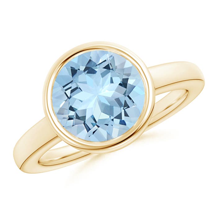 AAA - Aquamarine / 3.2 CT / 14 KT Yellow Gold