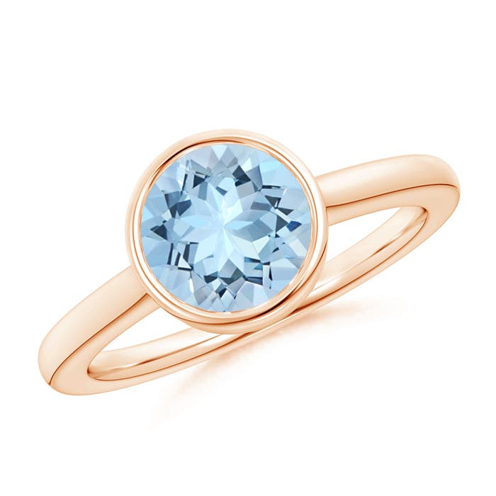 AAA - Aquamarine / 1.6 CT / 14 KT Rose Gold